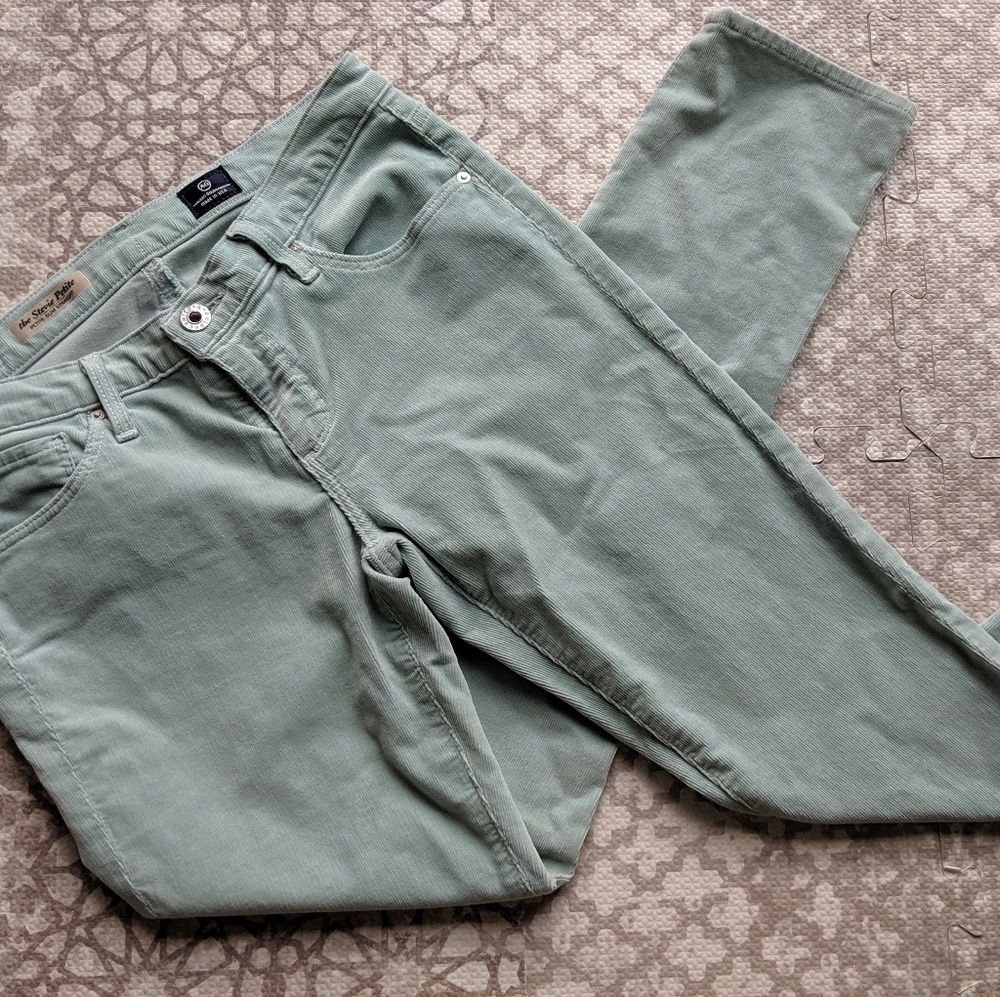 AG Stevie Petite Aqua Cords